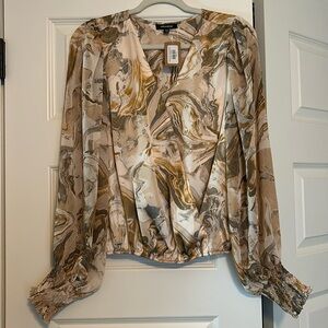 Womens Marble Blouse